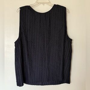 Banana Republic Pleated Blouse - Navy